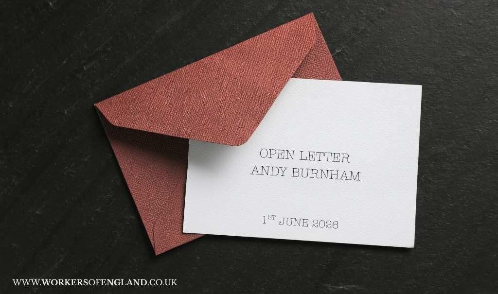 Open Letter To Andy Burnham